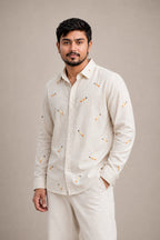 Matchstick Embroidered Premium Plain Shirt | VULTARO™