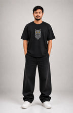 Wise Owl Embroidery Oversized T-Shirt