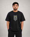 Wise Owl Embroidery Oversized T-Shirt